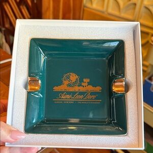 Aime Leon Dore Teal Ceramic Ashtray Queens New York